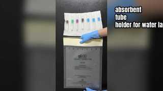 Manchons de poche absorbants à fente 7/4 pour laboratoire de qualité de l'eau