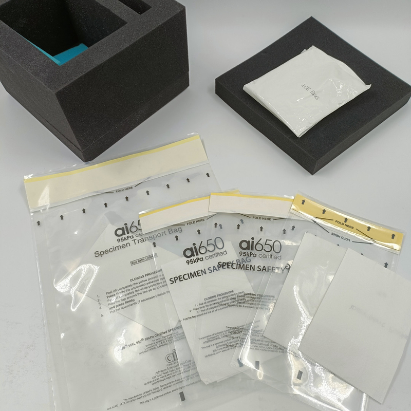 4 sacs de Mil Seal Top Specimen Lab pour le prix de gros de expédition de spécimens d'emballage