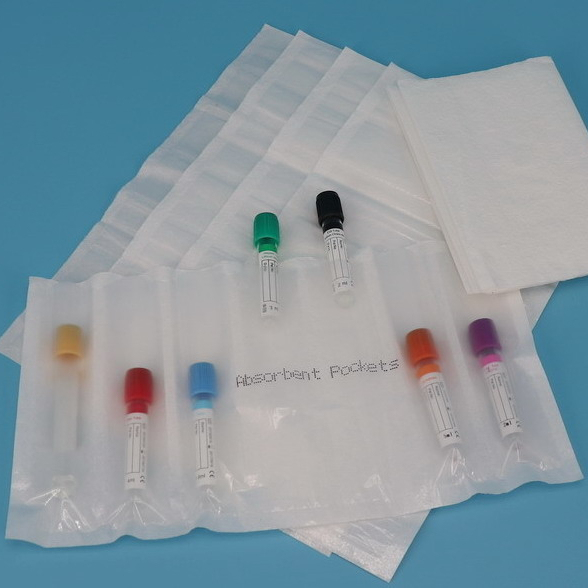 Gardes absorbantes blanches de condensation de poche de boîte médicale de spécimen de qualité faciles de nettoyer Durabilit durable