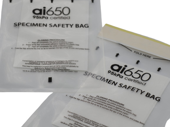 Sac imperméable de spécimen de serrure de fermeture éclair de Biohazard de PE rescellable médical fait sur commande de sac pour le laboratoire