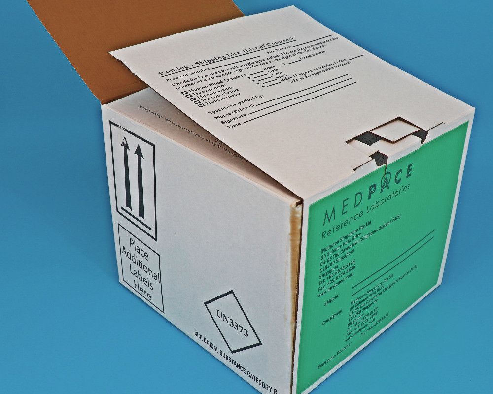 AI650 95kPa Sacs à échantillons Laboratoire à étanchéité liquide pour la détection de spécimens Emballage de transport