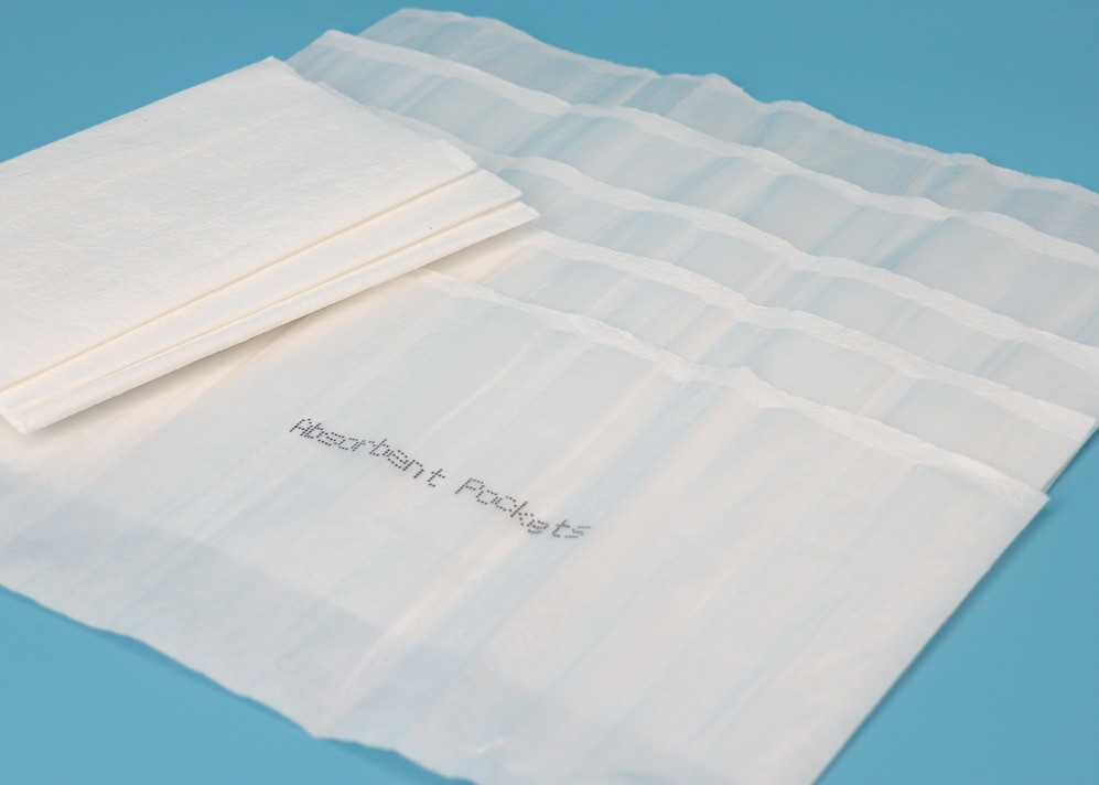 Boîte à goutte d'échantillon d'absorption Rouleaux à manches blanches légers pour une durabilité durable