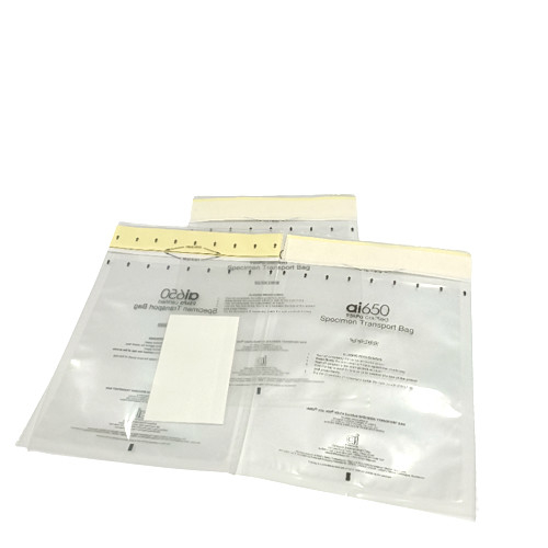 AIC échantillon stérile sacs médicaux pour risques biologiques sacs de transport d'échantillons sacs de documents sacs à glissière en plastique