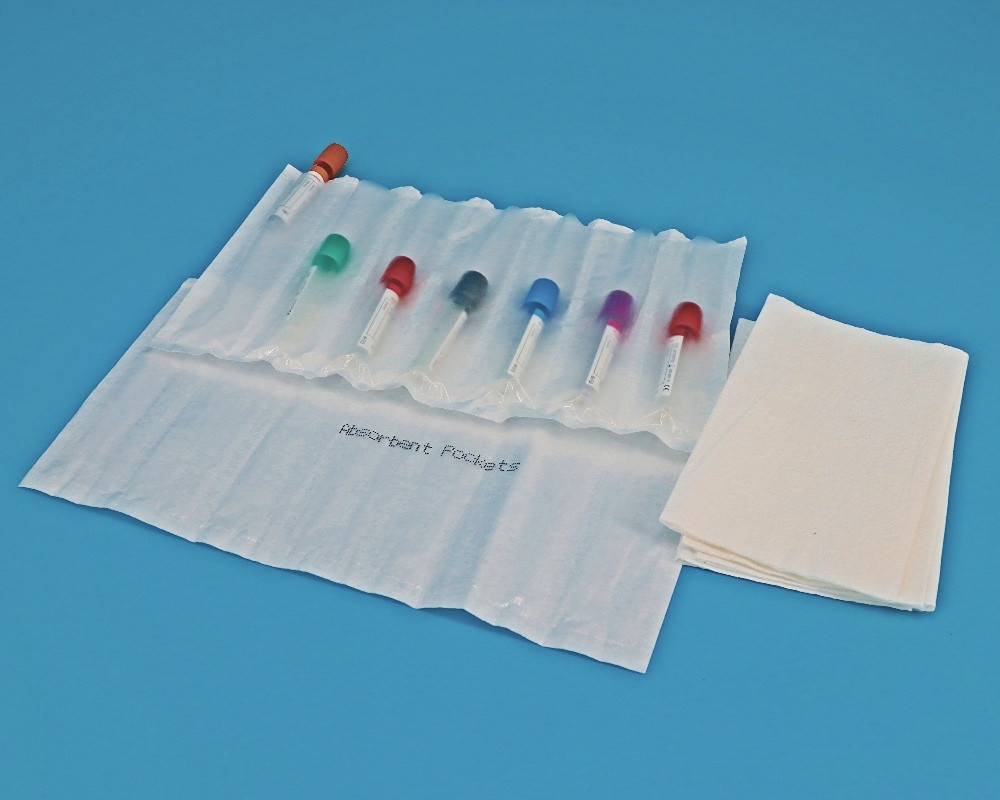AI650 Sacs d'échantillons résistants aux produits chimiques avec fermeture à fermeture à glissière facile à utiliser, adaptés à la manipulation de substances toxiques