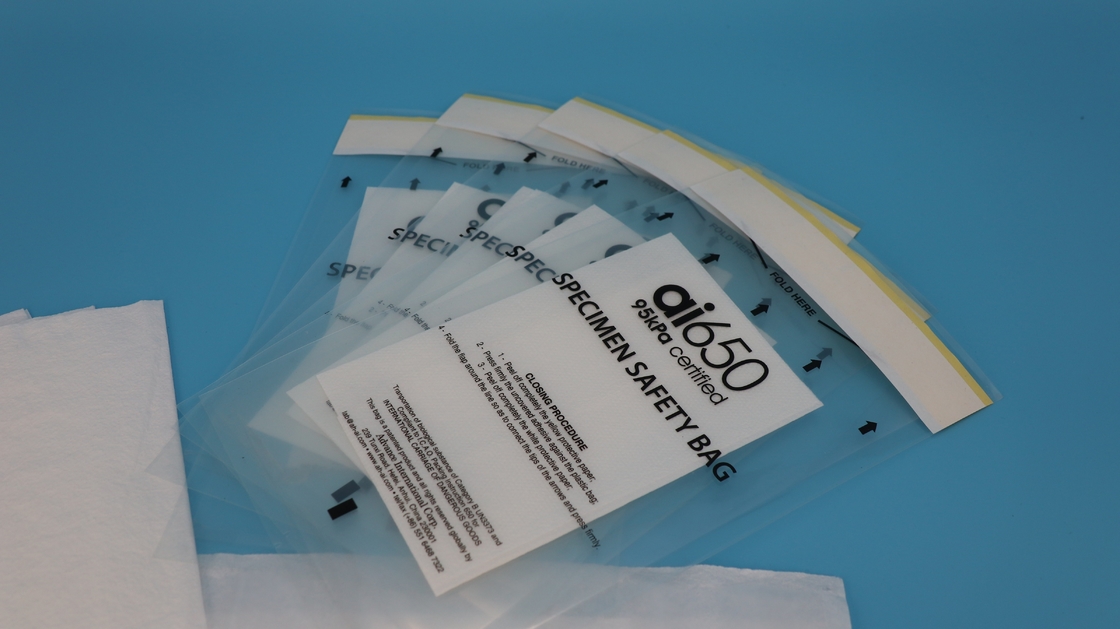AI650 Sacs de transport de spécimens de biohazard personnalisés pour laboratoire