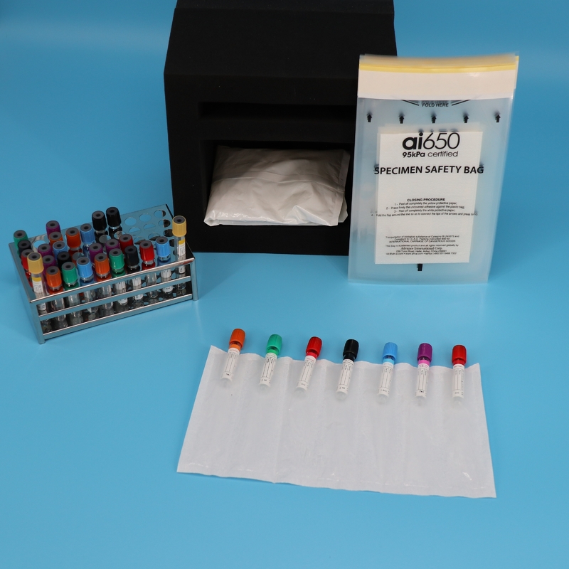 Transport de sacs de transport de spécimens de sécurité de 300 mm x 420 mm 95 KPa pour des besoins médicaux ou cliniques