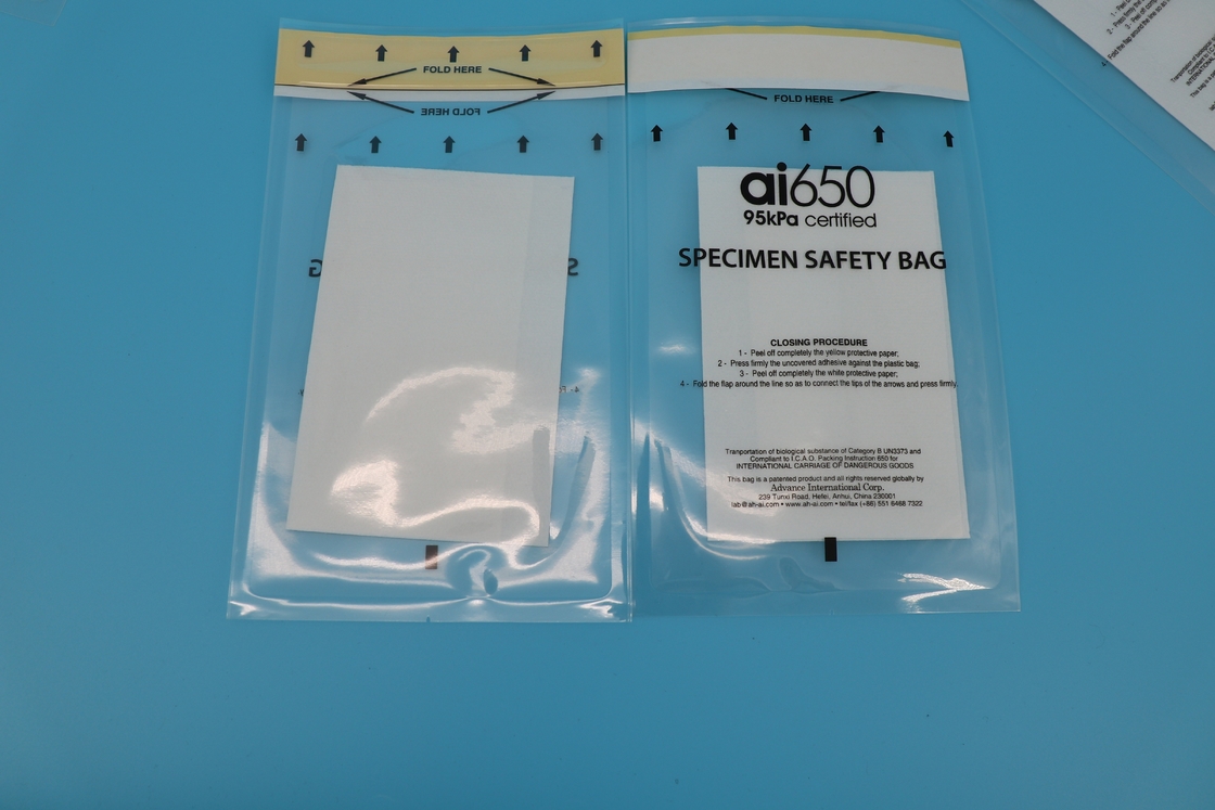 Sac de transport de spécimens de 95 kPa de taille 6