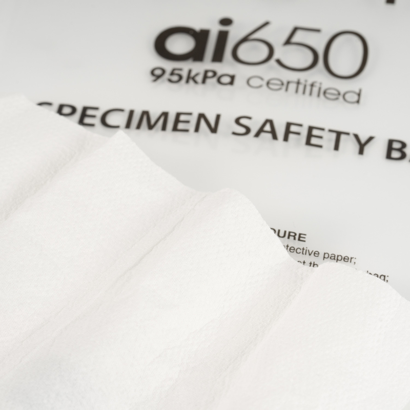 Des sacs de transport à haute pression pour les risques biologiques de 95 kPa certifiés en polymère plastique et en bandes de colle