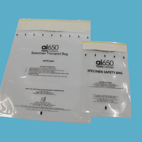 Hôpital médical Laboratoire de transport de prélèvement de prélèvement Pilule / médicament / liquide / test de médicament Emballage sac de l' échantillon