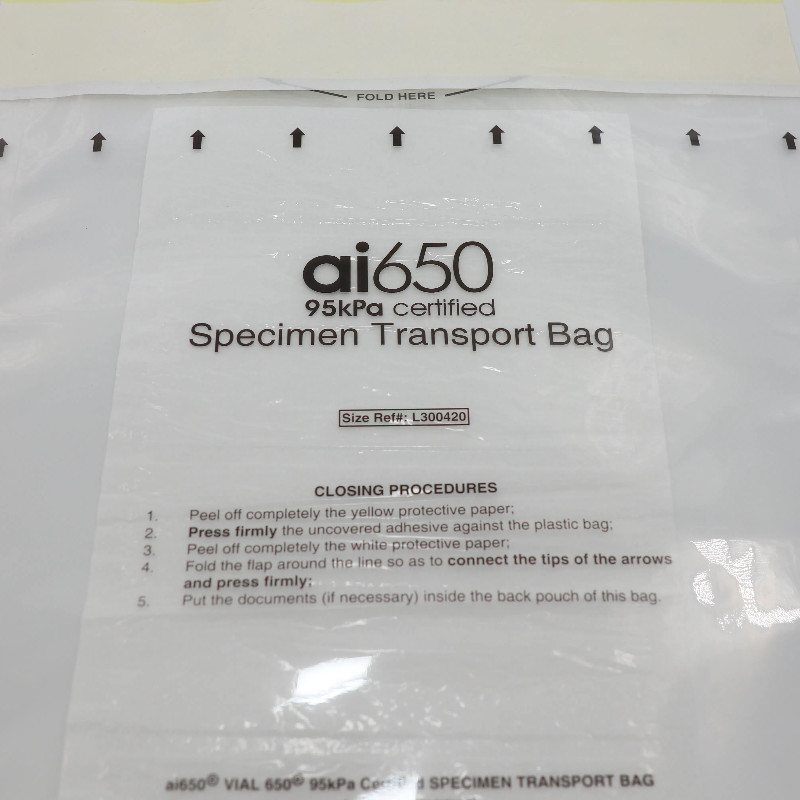 #L30042095 KPa Sacs de sécurité pour le transport de spécimens médicaux, cliniques ou diagnostiques OD 300 mm X 420 mm