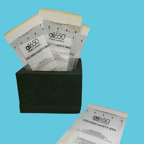 95kpa LDPE de qualité médicale sac de prélèvement de sécurité scellant étanche emballage fermeture à glissière verrouillage échantillon de médicament emballage biohazard