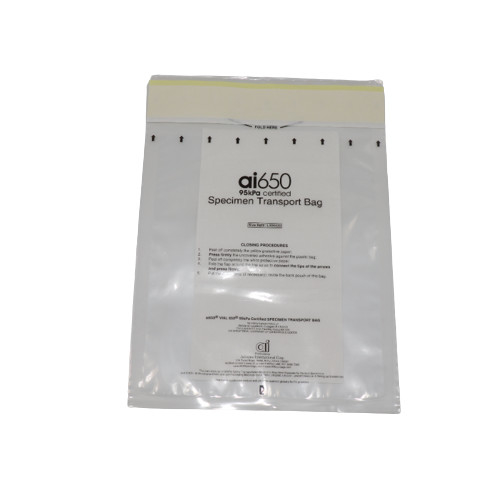 Sacs médicaux à échantillon stérile pour les risques biologiques Sacs de transport pour échantillon Sacs de document Sacs à fermeture à glissière en plastique