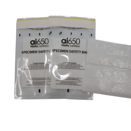 Sacs de transport d'échantillons avec des coussins super absorbant, grade médical 3 Murs avec poche de documents