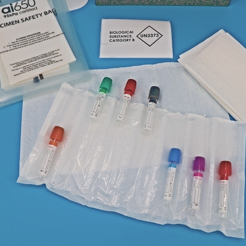 Pads et sacs biodégradables à usage médical avec une absorbance de 550 ml et une taille de 330 mm x 170 mm