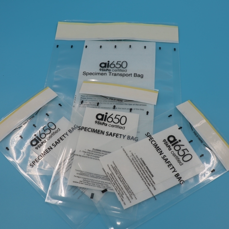Sac de transport pour matières biologiques dangereuses 330 mm x 170 mm 95 kPa, robuste, avec pochettes absorbantes à sept compartiments