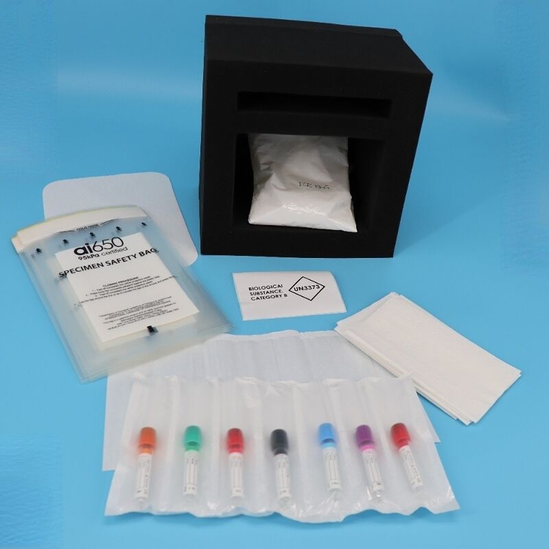 Sac de transport de spécimens médicaux - conception de poche absorbante à 7 fentes pour une manipulation sécurisée et organisée des échantillons