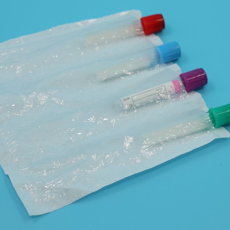4 Slotted Specimen Absorbent Pocket Disposable Biohazard Pouch For Medical Blood/Urine Tube Storage & Transport