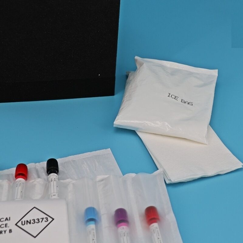 Manchons absorbants 7,6 x 10,2 cm pour pochettes de 500 ml pour sacs d'échantillons UN3373, pochettes absorbantes pour baies 4/6/7 pour le transport et le stockage d'échantillons de laboratoire AI650