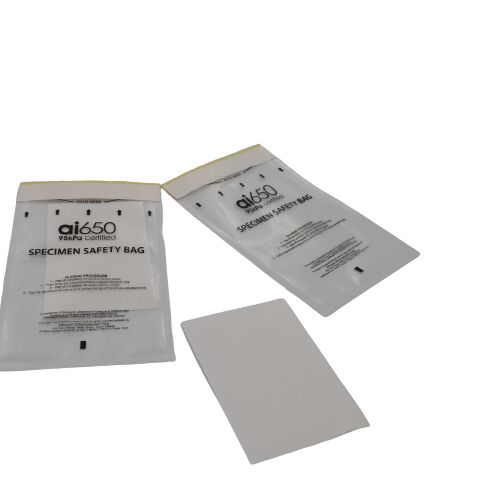 Sac de spécimens avec poche 95kpa Boîte de transport de spécimens biohazard Boîte de transport de spécimens biohazard Ensemble, sacs de transport de spécimens biohazard pour laboratoire Bolsa De Muestras