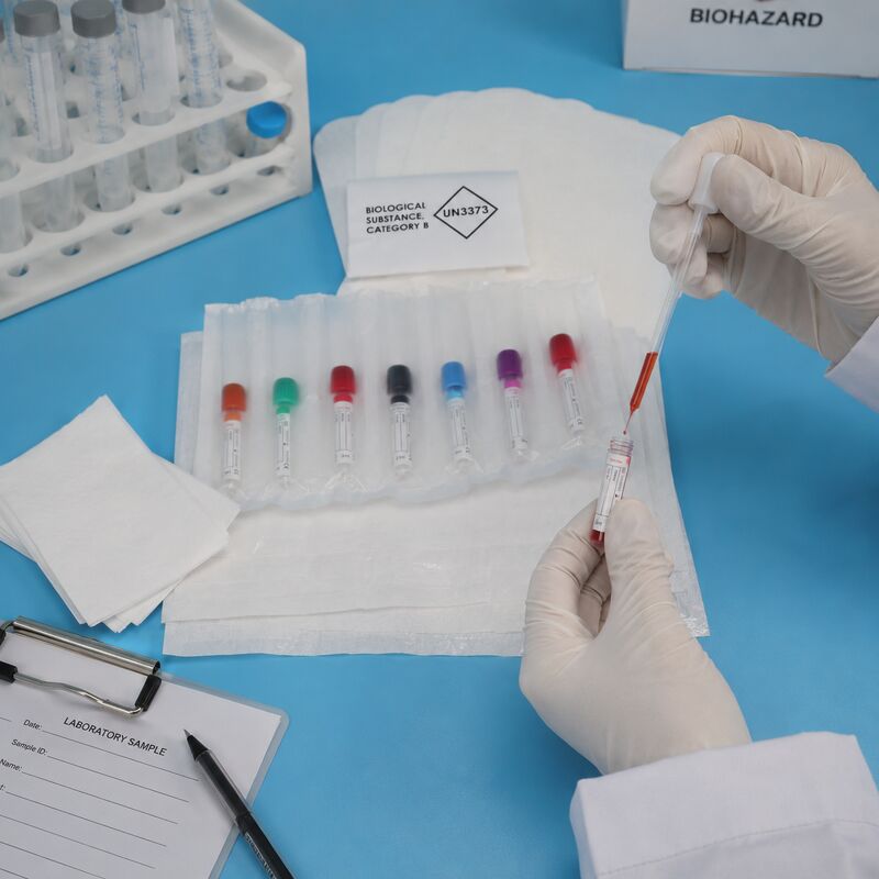 95 kPa Sacs de transport de spécimens à risque biologique