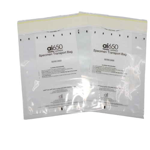 Compliance Specimens Absorbent Pocket Sleeve 7 Slotted, Disposable Medical Quality For Laboratory & Specimen Packaging