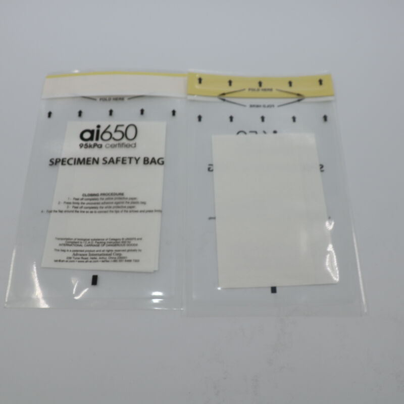 Tampons et pochettes absorbants en gros pour le transport d'échantillons Tampon absorbant jetable pour échantillons biologiques, certifié 95 kPa, direct usine