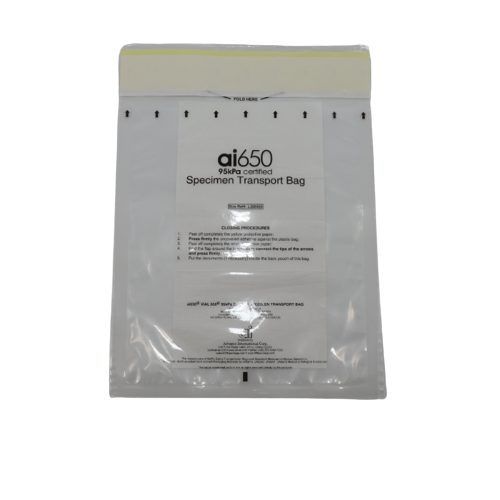 Poche absorbante pour tube d'échantillon médical jetable, haute absorption, 4 fentes, pour usage en laboratoire et pour matières dangereuses biologiques