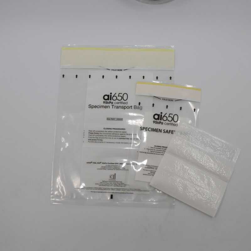 AI650 7 Poche absorbante à fentes, étanche, haute absorption, idéale pour le transport d'échantillons d'urine et de sang