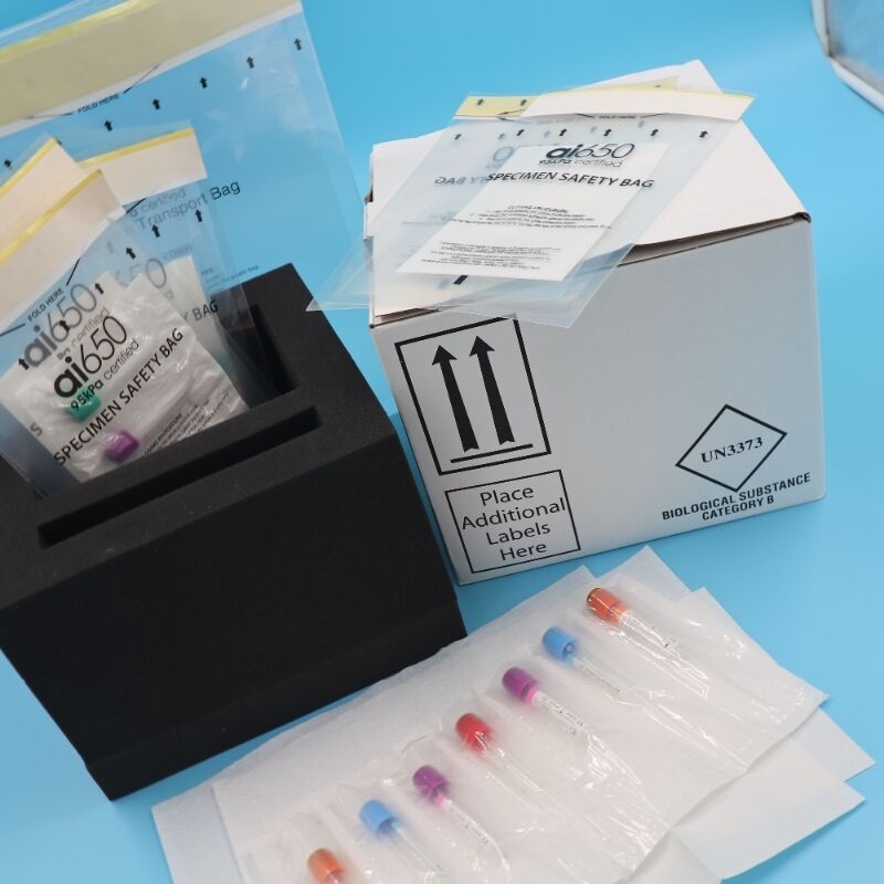 Biohazard Specimen Bag, 95kPa Specimen Transport Bag, UN3373 PI650 Package, High Pressure Specimen Bag