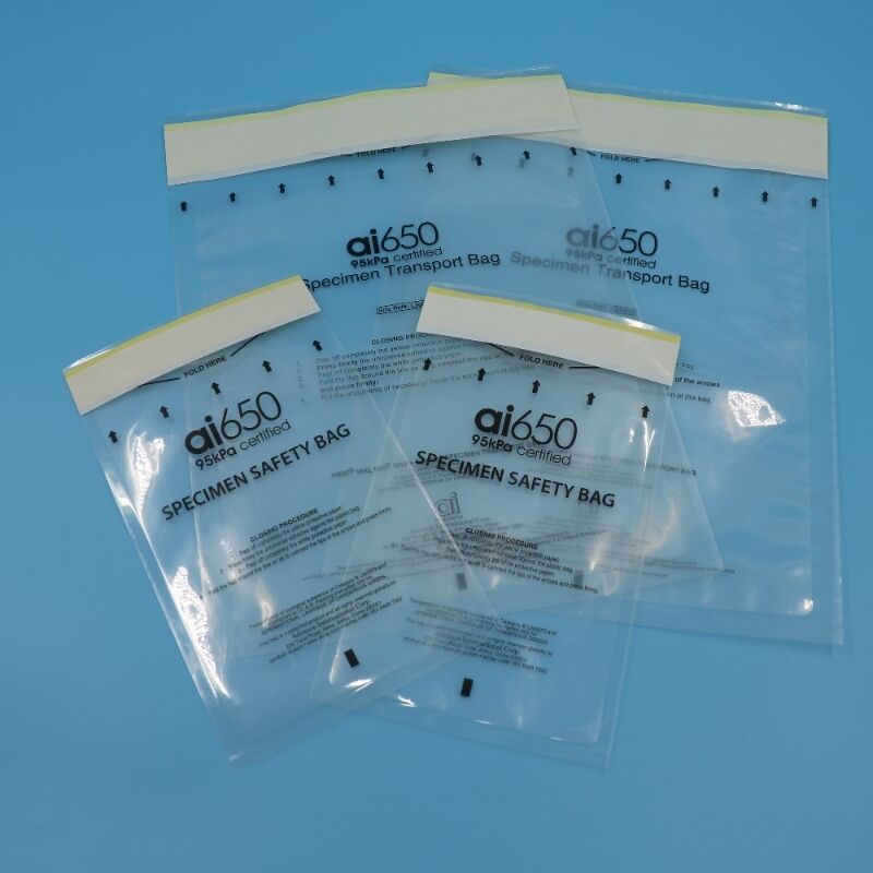 Disposable Medical Absorbent Specimen Tube Pocket Clinical Medical Specimen Absorbent Pocket For Safe Transport